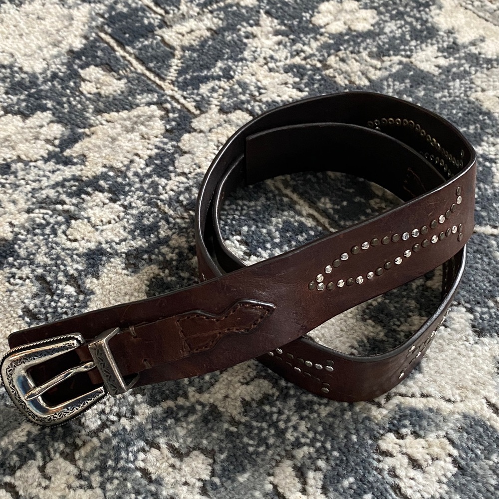 Sundance leather studded belt - Picture 2 of 10